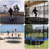 LXUKYG Replacement Trampoline Jumping Mat Round Frames Rechange Bounce Mat with V-Hooks for Round Trampoline Accessories (Size : 10FT56buckles) view 4