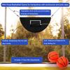 Breakaway Rim Basketball Hoop for Dunking with Mini Basketballs - Trampoline Attachment for Kids & Adults - Indoor/Outdoor Use (Black) view 3