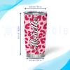 Hyturtle Personalized Gifts For Leopard Lover - Birthday Christmas - Leopard Print Custom Name Stainless Steel Tumbler 20oz With Straw Lid - Cheetah Lover Gifts For Her Women Girl Daughter Friend view 4