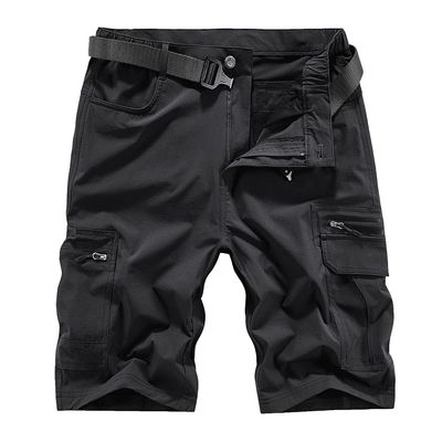 Cargo Shorts Mens Quick Drying Sports Outdoors for Camping UPF Sun Protection Travel Surf Short Multi Pockets