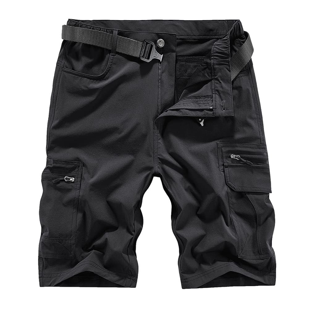 Cargo Shorts Mens Quick Drying Sports Outdoors for Camping UPF Sun Protection Travel Surf Short Multi Pockets