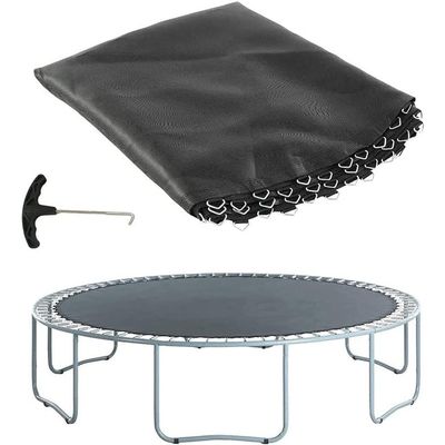 LXUKYG Trampoline Replacement Jumping Mat Round Bounce Surface with 1 Spring Puller Tool for Round Trampoline Accessories (Size : 14FT 4.27M (88 Buckles))