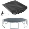 LXUKYG Trampoline Replacement Jumping Mat Round Bounce Surface with 1 Spring Puller Tool for Round Trampoline Accessories (Size : 14FT 4.27M (88 Buckles)) view 1