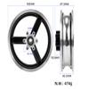 10x2.5 Tubeless Wheel Hub Rim for 10 inch Electric Scooter Vacuum Tyre 6 Hole Hub Rim Replace Accessories view 2