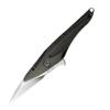 Petrified fish PFE10 Hummingbird Folding Knife,1.06" M390 Satin Blade, 1.05oz Titanium Handle Frame lock Pocket knife for Camping, EDC. (Brown) view 1
