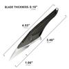 Petrified fish PFE10 Hummingbird Folding Knife,1.06" M390 Satin Blade, 1.05oz Titanium Handle Frame lock Pocket knife for Camping, EDC. (Brown) view 3