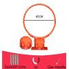 Wall Mount Basketball Hoop Outdoor 45Cm/17.7 in Adult Pro Dunk Hanging Target for Door Wall with 4*Expansion Screwsmounting Kit Double Spring Solid Rim for Teens and Adults view 2