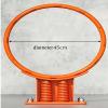Basketball Hoop Wall Mount for Indoor Outdoor Mini Rim Diameter 45Cm/17.7In Hangable with 2 Basketball Net for Garage and Wall with Complete Accessories Can Dunk view 2