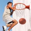 Basketball Hoop Wall Mount for Indoor Outdoor Mini Rim Diameter 45Cm/17.7In Hangable with 2 Basketball Net for Garage and Wall with Complete Accessories Can Dunk view 3