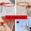 Basketball Hoop Wall Mount for Indoor Outdoor Mini Rim Diameter 45Cm/17.7In Hangable with 2 Basketball Net for Garage and Wall with Complete Accessories Can Dunk view 4