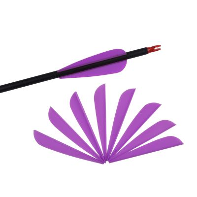 3 Inch Arrow Fletching Vanes Plastic Feather for DIY Archery Hunting Targeting Arrows(Pack of 50)