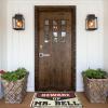 Dsoluuing Welcome-Ish Front Door Sign Beware of Mr. Bell Doormat Farmhouse Front Door Mat Summer Outdoor Mat (Size : 65X90CM) view 4