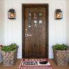 Dsoluuing Welcome-Ish Front Door Sign Beware of Turkey Doormat Farmhouse Front Door Mat Summer Outdoor Mat (Size : 65X90CM) view 4