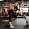 Goplus Adjustable Weight Bench, Heavy Duty Exercise Bench Press for Full Body Strength Training, Sit-up & Weight Lifting, Multipurpose Decline Flat Incline Workout Bench for Home Gym, Black view 2