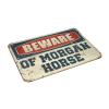 Dsoluuing Welcome-Ish Front Door Sign Beware of Morgan Horse Rug Farmhouse Front Door Mat Summer Outdoor Mat (Size : 65X90CM) view 3