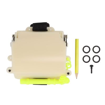 Agatige Diving Dive Writing Slate, Wrist Writing Dive Slate Pencil Scuba Diving Strap Wrist Writing Board Underwater Communication Tools for Underwater Communication