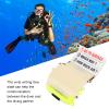 Agatige Diving Dive Writing Slate, Wrist Writing Dive Slate Pencil Scuba Diving Strap Wrist Writing Board Underwater Communication Tools for Underwater Communication view 4