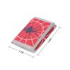 Leyeve wallet,Teen Wallet with Coin Pocket,Kids Wallets for Boys,RFID Trifold Canvas Outdoor Sports Wallet for Kids,Front Pocket Wallet with Magic Sticker-Spiders view 2