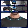 UNIQUEBLLA Long Johns Thermal Underwear Set for Men Thermal Base Layer Cold Weather Bottom Top Black view 4