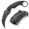 Ccanku C1691N Fixed Blade Knife,D2 Steel Nylon Fiberglass Handle Outdoor Claw Knife for Survival, Hiking, Camping with Kydex Sheaths(Black) view 1