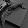 Ccanku C1691N Fixed Blade Knife,D2 Steel Nylon Fiberglass Handle Outdoor Claw Knife for Survival, Hiking, Camping with Kydex Sheaths(Black) view 2