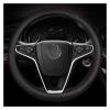 FUERU Car Steering Wheel Cover Set Universal Car Steering Wheel Cover Genuine Leather Touch Comfortable Fashion Car Interior (Color : 1#) view 1