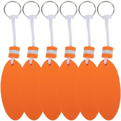 PACKOVE Floating Keychain Surfboard Pendant Water Sports Key Rings Buoyant Durable Lightweight for Boating Kayaking Fishing and Swimming