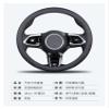 FUERU Car Steering Wheel Cover Set Universal Car Steering Wheel Cover Genuine Leather Sweat Absorption Breathable Fashion Car Interior (Color : 2#) view 2