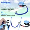 Boat Kill Switch Lanyards Wrist Strap Jet Ski Key Cord Lanyard Fit for Mercruiser Marine Outboard Engine Tether Replace(Blue) view 2