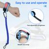 Boat Kill Switch Lanyards Wrist Strap Jet Ski Key Cord Lanyard Fit for Mercruiser Marine Outboard Engine Tether Replace(Blue) view 4