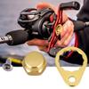 Fishing Reel Handle Locking Plate, Fishing Reel Screws Nut DIY Accessory for Fishing Reels (Light Gold Right Hand) view 1