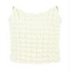 YiZYiF Girls Tank Tops Cute Waffle Solid Colors Soft Undershirts Sleeveless Summer Camisole White 2-3 Years view 1