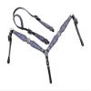 MOUSM 100% Real Geunine Attractive Argentina Cow Leather Western Horse Bridle Headstall Breast Collar Set(Brown) view 1