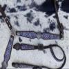 MOUSM 100% Real Geunine Attractive Argentina Cow Leather Western Horse Bridle Headstall Breast Collar Set(Brown) view 2
