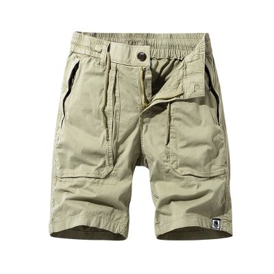 6 Inch Inseam Shorts Men Big and Tall Cargo Shorts for Men Elastic Waist Drawstring Cotton Linen Shorts with Pockets Summer Beach Shorts Khaki 5X