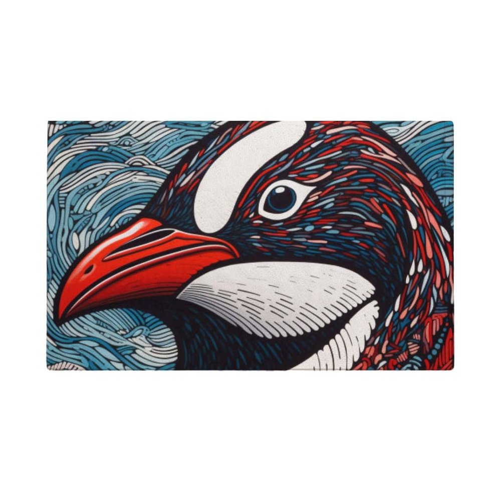Penguin Print Sport Towel - Bathroom Items for Penguin Lovers - Cool Bathroom Gifts