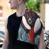 Penguin Print Sport Towel - Bathroom Items for Penguin Lovers - Cool Bathroom Gifts view 4