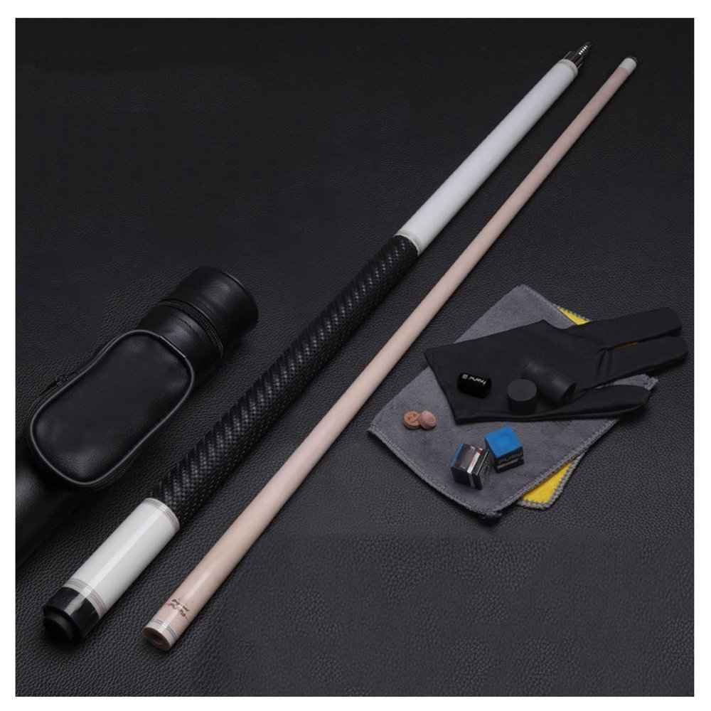 Pool Cue Billiard Cue Professional Grade Billiard Cue, 57-Inch 1/2 Cue, 19-19.5 Ounces, Suitable for Houses sxysdkjco 230616(Color:A,Size:11.5MM)