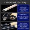 Pool Cue Billiard Cue 57 Inch Maple Billiard Pool Stick, 19 Oz 1/2 Maple Pool Cue Stick Suitable for Houses sxysdkjco 230616(Color:b,Size:13mm) view 4