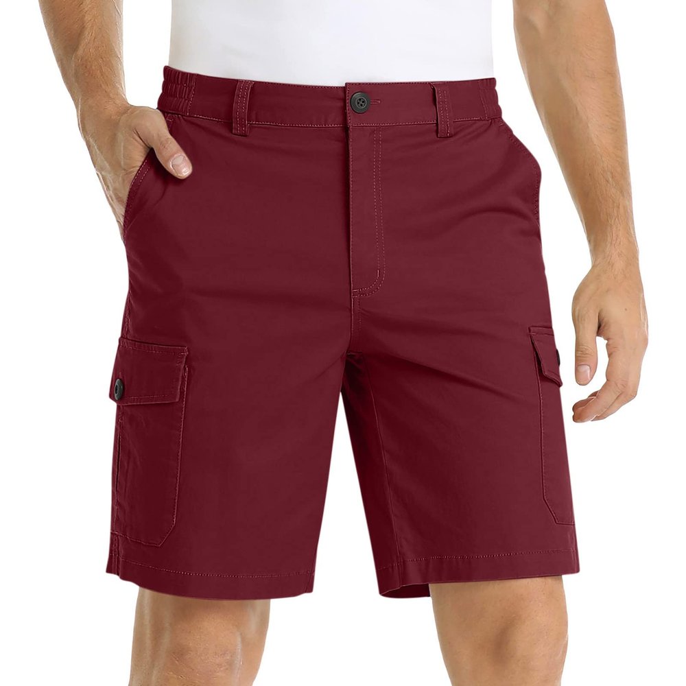 2022 Men's Shorts Pantalones Cortos Casuales de Verano Camo Linerless Men's Relaxed Fit Cargo Shorts Workout Fashion 2022 Waterproof Urban Tactical Shorts Quick Dry Lightweight Golf Casual Shorts