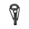PATIKIL 3.0-4.0mm Fishing Rod Tip Repair Kit, 6pcs Stainless Steel Pole Ring Guide Replacement for Saltwater Freshwater Fishing, Black view 4