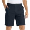 Mens Big and Tall Cargo Shorts Classic Fit Stretch Lightweight Multi Pocket Casual Camo Cargo Pants Fishing Hiking view 1