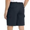 Mens Big and Tall Cargo Shorts Classic Fit Stretch Lightweight Multi Pocket Casual Camo Cargo Pants Fishing Hiking view 2