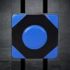 UGPLM Wall Mounted Punching Pad Fighting Pad PU Equipment Reaction Target Household Sparring Pad Boxing Trainer Punching Bag for Taekwondo Karate, Blue view 2