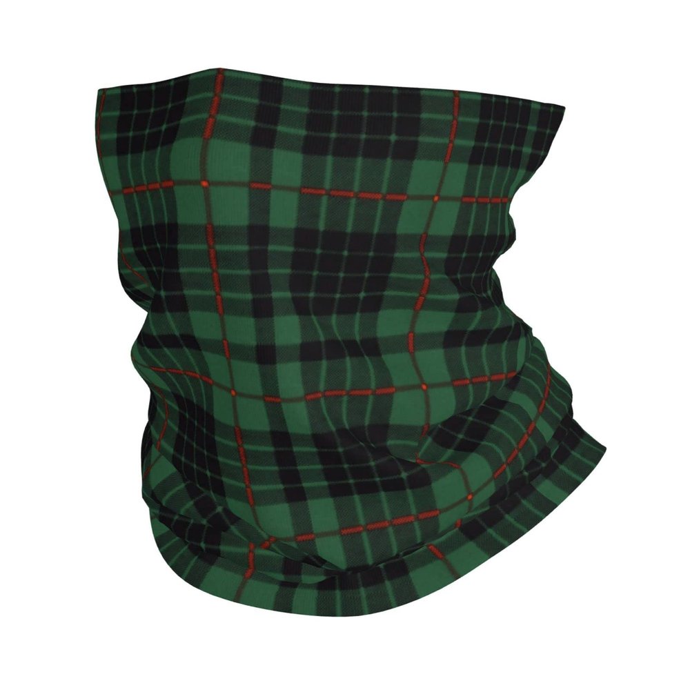 Yssammns Men's Neck Protector Mask, Gunn Clan Plaid Scottish Tartan Multifunctional Sports Bandana UV Protection Face Mask for Outdoor