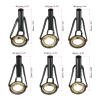 PATIKIL 3.0-4.0mm Fishing Rod Tip Repair Kit, 6pcs Stainless Steel Pole Ring Guide Replacement for Saltwater Freshwater Fishing, Golden view 2