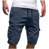 Black Cargos Chino Shorts Sport Trousers Loose Fit Casual Shorts Contrast Loose Fit Casual Shorts Gerade Hosen Woven Regular Kurz Cargo Pants Cargo Pants Persnlichkeit Mens Construction Work Pants view 2