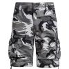 Linen Shorts for Men Casual Knee Length Shorts Above Knee Yoga Shorts Army Tarnung Shorts Workout Active Wear Shorts Gerade Cargohose Konische Hosen Cargo Black Pants for Men view 1