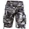 Linen Shorts for Men Casual Knee Length Shorts Above Knee Yoga Shorts Army Tarnung Shorts Workout Active Wear Shorts Gerade Cargohose Konische Hosen Cargo Black Pants for Men view 2