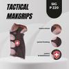 Tacticalmakgrips Compatible with Swiss-Made SIG P220 and Browning BDA .45 Grips Gold Metal Heel Mag Release (Does Not Fit SIG P220 USA) (Vari 2) view 3